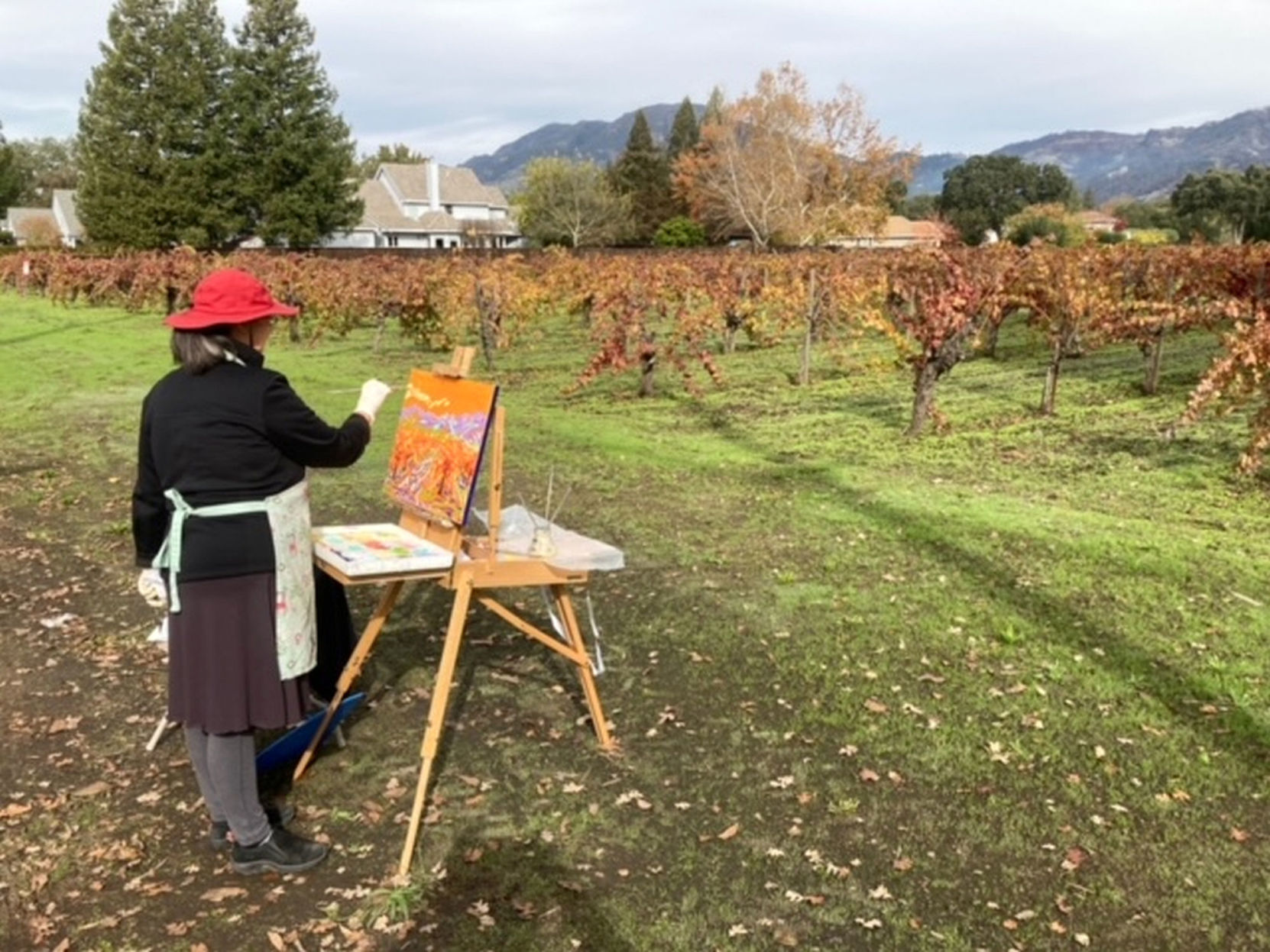 Calistoga Art Center's Plein Air Paint Out